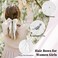 3pcs Hair Bows for Woman Cute Hair Accessories Silky Satin Barrettes Ponytail Holder Bow Hair Clips Hair Ribbon Tassel with Long Tail Hair Ribbons for Woman Girls