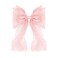 Large Hair Bow Clips for Women Pink Bright Silk Hair Bow Clips Long Tail French Hair Ribbon Coquette Bows Hair Accessories for Girls