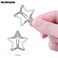Star Hair Clips 2000s Y2K Snap Hair Barrettes Non Slip Star Hair Accessories Silver Metal Hair Clips for Girls Women -15 PCS 1.18