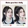 4Pcs Hair Bun Invisible False Hair Clip, Bump It Up Volume Hair Base Fluffy Hair Pad Styling Insert Tool, Princess Styling Volume Increased Pads Hair Accessories for Women (Black)
