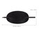 Luxshiny Hair Sticks 3pcs Leather Barrette with Stick Ponytail Holder Pin Slide Oval Shape Hair Clip Accessories for Women Girls