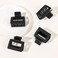 Ivyu Hair Clip - 8 Packs Black Small Claw Clips for Women, 1.57 Inch Mini Hair Clips, Hair Styling Accessories for Women Girls