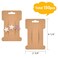 Coopay 150 Pieces Hair Clip Display Cards Hair Bow Holder Rectangle Barrettes Jewelry Accessories Display and Organizing, Kraft Paper Cards, 4-1/4 x 2-3/4 Inches (Brown)