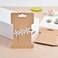 Coopay 150 Pieces Hair Clip Display Cards Hair Bow Holder Rectangle Barrettes Jewelry Accessories Display and Organizing, Kraft Paper Cards, 4-1/4 x 2-3/4 Inches (Brown)
