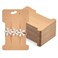 Coopay 150 Pieces Hair Clip Display Cards Hair Bow Holder Rectangle Barrettes Jewelry Accessories Display and Organizing, Kraft Paper Cards, 4-1/4 x 2-3/4 Inches (Brown)
