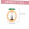 14pcs Fruit Shaped Hair Clips for Kids Girls Adorable Hair Bobby Barrettes Banana Pineapple Strawberry Strawberry Each
