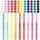 Small Hair Clips for Women Mini Claw Clip for Girls Thin Hair Accessories for Women Girls Rainbow Pink Yellow Red Blue, 200 Pack