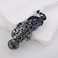 Kercisbeauty Blue Rhinestones Peacock Shape Hair Barrettes Vintage Hair Clasp Thin Hair Hair Accessories (Peacock)