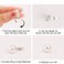 Ahoney 20Pcs Mini Clips for Hair White Flower Hair Clips with Rhinestone Cute Flower Girl Hair Accessory Decorations Hair Clips for Wedding Hair Barrettes Bridal for Girls Women (White)