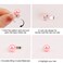 Ahoney 20Pcs Mini Clips for Hair Pink Flower Hair Clips with Rhinestone Cute Hair Pins Decorations Hair Clips for Wedding Prom Hair Barrettes Bridal Hair Accessories for Girls Women (Pink)
