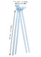 Hair Bow Clip for Women Penta Angel 4Pcs Hair Ribbon Tassel Bowknot Barrette with Long Tail Decorative Hair Styling Accessory for Girls Hair Braid Decor (Blue, White)