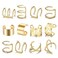 Metal Alloy Rhinestone Hair Accessories for Braids, Dreadlocks, and Beards - Non-Piercing Ear Clips, Beads, and Styling Jewelry Tools for Women and Men
