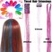 Clip in Hair Tinsel Kit 20Inch Glitter Tinsel Hair Extension 6Pcs Rainbow Fairy Hair Tinsel Kit for Christmas New Year Halloween Party Sparkly Hair Accessories for Women Girls (Pink)