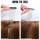 48pcs Hair Tinsel Clip in Rainbow Fairy Hair Tinsel Kit 20Inch Glitter tinsel Hair Extensions Clip in Hair Tinsel for Christmas New Year Halloween Party Sparkly Hair Accessories for Girls Women