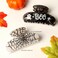 Halloween Hair Claw Clips Spider Web Hair Clip Cute Halloween Hair Accessories Black and White Hair Clips for Women Pack of 2&hellip;