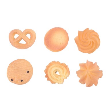 KALLORY 6pcs Cookie Hairpin Pet Hair Clip Lovely Hair Clips Funny Hair Barrettes Novelty Hairpins Puppy Bows Barrettes Dog Headwear Metal Hair Clips Kids Hair Clips Food Mini 3d Plastic