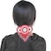 Handmade Beaded Indian Jewelery Hair Barrette/French Clip,Native American Style Beaded Red Rosette Fringe Bead work Hair Accessories for Women Z40/19