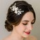SWEETV Wedding Hair Comb Clip Bridal Crystal Wedding Hair Accessories for Brides and Bridesmaid, Silver