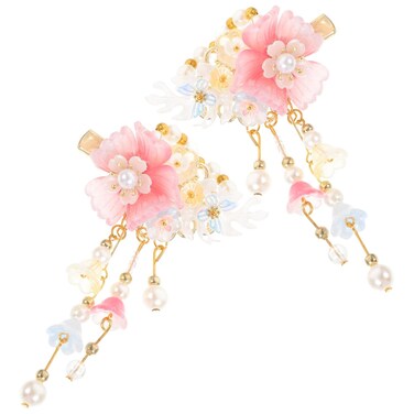 1 Pair plastic Asia hairpins asian hair accessories bridal hair accessories Chinese style China hair clip child Hair clips women's resin walk Hanfu Accessories hairpin