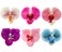 ALIMITOPIA Flower Hair Clip Bohemia Hawaiian Fabric Artificial Moth Orchid Flower Alligator Hair Clip Hairpin Barrette Headdress Bobby Pins Headwear Hair Accessories(4 inches;6pcs)
