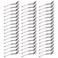 Hedume 200 Pack Duck Bill Hair Clips with Holes, 3.5" Rustproof Metal Alligator Curl Clips for Salon and Women Girls Bows DIY Accessories
