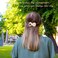 French Concord 2 PCS Twoasmot Flat Curved Hair Clips - 8-Shaped Duckbill Sweet Jaw Clamps for Thick Thin Hair (Matte Pale Peach &amp; Jelly Light Orange)