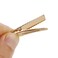 50 Pcs 3.5cm Alligator Hair Clips Gold Hair Clips Crafts Accessory for Arts Crafts Projects Hair Styling and Makeup