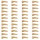 50 Pcs 3.5cm Alligator Hair Clips Gold Hair Clips Crafts Accessory for Arts Crafts Projects Hair Styling and Makeup
