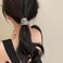 Metal Hair Clips, 2 Pcs High Ponytail Clips for Women, Non-Slip Small Claw Clips for Thick Hair, Hair Accessories for Long Hair, Black &amp; Silver