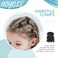 Hoyols 1/2 inch Tiny Hair Clips Matte Black, Small Clamp Claw Clips No Slip No Crease Strong Grip for Women Girls Men Fine Medium Thick Hair Styling Accessories 48 Pcs