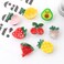 Mini Watermelon Hair Clip,Acetate Hair Claw,Small Hair Clips for Women,Pack of 2
