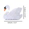 White Swan Claw Clip,Acetate Hair Clips,Small Claw Clips for Women