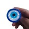 Circle Evil Eye Hair Clip,PVC Hair Claw,Small Hair Clips for Women,Pack of 2,Blue