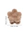 Fluffy Plush Claw Clip for Hair 6 Pcs Cute Hair Clips for Women Fuzzy Hair Barrettes Girls Hair Jaw Clips (Heart + Flower - Beige/Brown/Coffee)