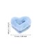 Fluffy Plush Claw Clip for Hair 6 Pcs Cute Hair Clips for Women Fuzzy Hair Barrettes Girls Hair Jaw Clips (Flower + Heart - White/Brown/Black/Blue/Purple)
