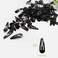 MJIYA 50 Pack Clips for Hair, Black 1.2 Inch Barrettes Women Metal Snap Hair Clips Accessories