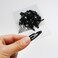 MJIYA 50 Pack Clips for Hair, Black 1.2 Inch Barrettes Women Metal Snap Hair Clips Accessories