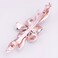 IPINK Girls Shiny Crystal Hairpins Rhinestone Elegant Flower Hair Barrette Clip