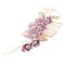 iplusmile Wedding Hair Comb, Pearl Bride Hair Clip Accessories, Hair Side Comb Clips for Bride Bridesmaid Women Girls, Purple