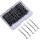 300 Pcs Metal Hair Pins, 3.5 cm Mini Bobby Pins for Kids, Non Slip Hair Bun Pins with Clear Box, Black