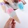Vctitil Ice Cream Juice Cocktail Shape Acetate Hair Claw Hair Clips Decorative Shark Grab Clip Hair Jaw Clips Hair Accessories for Long Thin Thick Curly Hair(B)