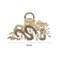 Vctitil 2 Pcs Zodiac Dragon Hair Claws Rhinestone Shark Clip Large Claw Clips Strong Hold Hair Clips Hair Accessories for Women Girls   for Thick Hair