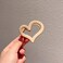 3Pcs Cute Medium Matte Acrylic Hair Claw Clips - Love Heart Jaw Clips for Women, Valentine's Day Party Hair Styling Accessories (Black, Coffee, Brown)