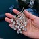 JHOO Bridal Hair Accessory,20PCS Rhinestone Hairpins,U-shaped Non-slip Hair Fork,Wedding Hair barrettes Jewelry For Brides (silver)