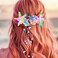 JAKAWIN Light Up Starfish Hair Clips LED Mermaid Costume Hair Barrettes Seashell Ocean Glowing Hair Accessories for Women (2 PCS)