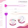 Hair Beading Tool - Quick Beader for Braids &amp; Ponytails, Kids Girls 7 Color Set of 15 Hair Beads Loading Maker