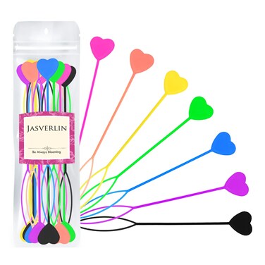 Hair Beading Tool - Quick Beader for Braids &amp; Ponytails, Kids Girls 7 Color Set of 15 Hair Beads Loading Maker