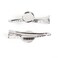 JGFinds Silver Tone Barrette Hair Clips with Cabochon Setting for DIY Crafts &amp; Accessories, 20 Pack for Arts &amp; Crafts