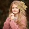 Jumbo Glitter Cheer Bow Hair Clip - 8 Inch Large Cheerleading Alligator Clips Sequin Hair Bow for Girls Teen Softball Cheerleader Outfit Uniform (Gold)