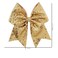 Jumbo Glitter Cheer Bow Hair Clip - 8 Inch Large Cheerleading Alligator Clips Sequin Hair Bow for Girls Teen Softball Cheerleader Outfit Uniform (Gold)